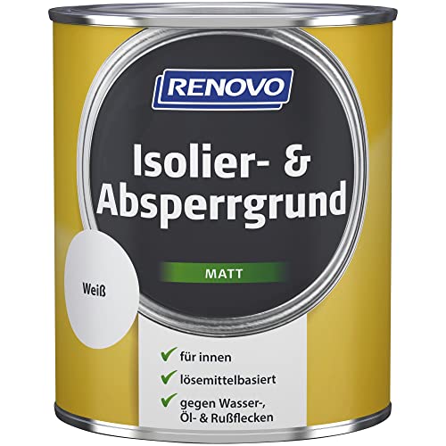 Renovo, Isolier- und Absperrgrund, 750 ml, für Innen, Öl-, Ruß- und Nikotinsperre von Renovo