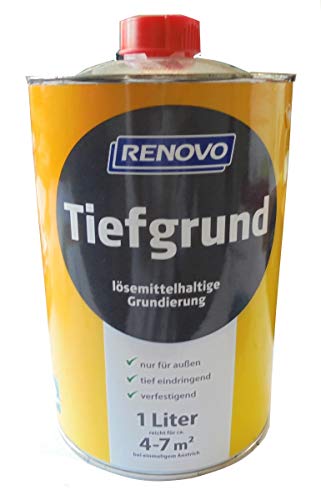 Renovo 1Ltr, lösemittelhaltiger Tiefgrund, nur für Aussen von Renovo