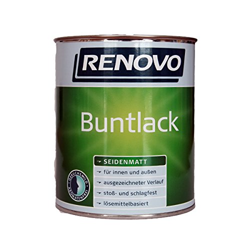 Renovo Bunt-Lack seidenmatt in altweiß 2,5 l für innen und außen von Renovo