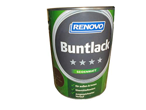 Renovo Buntlack Schokobraun, Seidenmatt 2,5L von Renovo