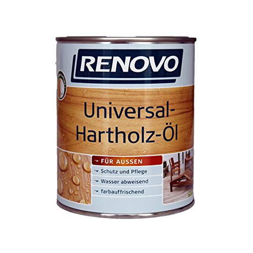 Renovo farbloses Universal Hart-Holz-Öl 750 ml Dose für außen von Renovo