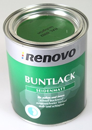 Seidenmattlack Laubgrün RAL 6002 - 750 ml von Renovo