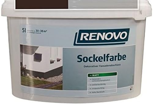 Sockelfarbe 8194 Havanna 5 L Fassadenfarbe Renovo von Renovo