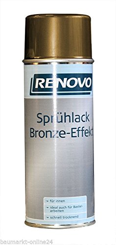 Sprühlack Gold RAL 0300 Bronze-Effekt 400 ml Renovo von Renovo