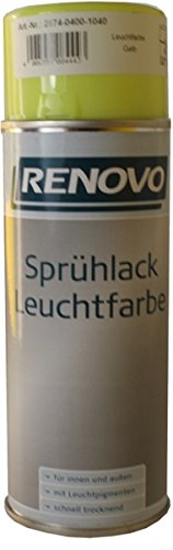 Sprühlack Leuchtfarbe - Gelb von Renovo