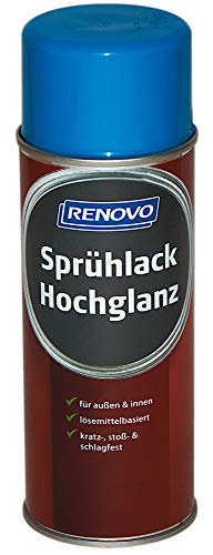Sprühlack RAL 5012 Lichtblau 400 ml Hochglanz Renovo von Renovo