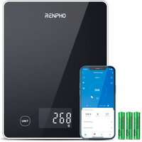 Renpho Küchenwaage "Calibra 1L Smart Nutrition Scale T001" Smarte Küchenwaage für präzise Ernährungstracking & Zielerreichung von Renpho