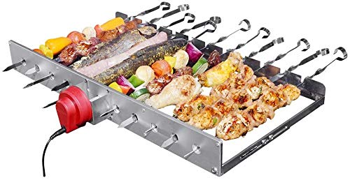 Renschler Line Grillaufsatz, mit Motor, Geschwindigkeitsregler, Powerbank und 11 Spieße von Renschler Line