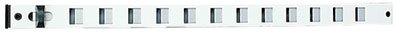 Aluminiumlufteintrag 485/2 Renson 375 mm - Schwarz 9005-00048528 von RENSON VENTILATION NV
