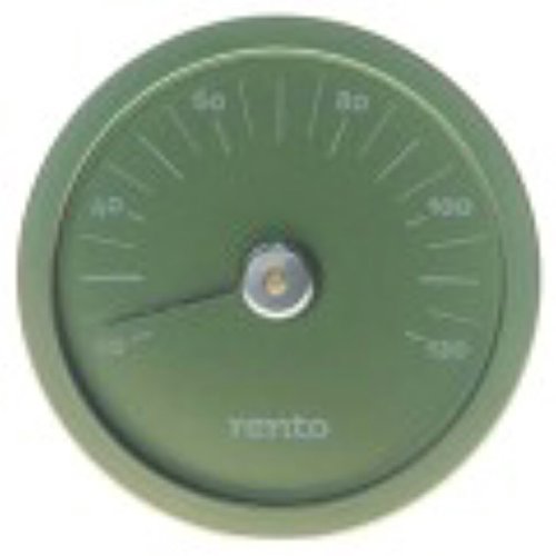 Rento Aluminium Sauna Thermometer Green von Rento