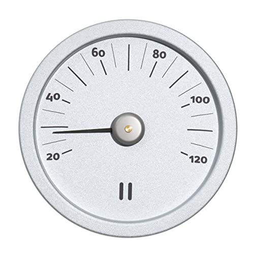 Rento - Sauna Thermometer - Aluminium - Silber - 15x15x2cm von Rento