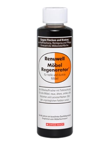 1 Flasche mit 500 ml Renuwell Möbel-Regenerator für alle helle und dunkle Möbel von Renuwell