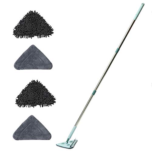 Renwu Reinigungsmopp Dreieck Triangle Clean Mop Mit Nachfüllungen Einziehbar 360 ° Drehbar Clean Komplett Set,Wischmopp Wischer Für Küche Wohnzimmer Bodenwischen Mini op Renwu Reinigungsmopp Dreieck Triangle Clean Mop Mit Nachfüllungen Einziehbar 360 ° Drehbar Clean Komplett Set,Wischmopp Wischer Für Küche Wohnzimmer Bodenwischen Mini op von Renwu
