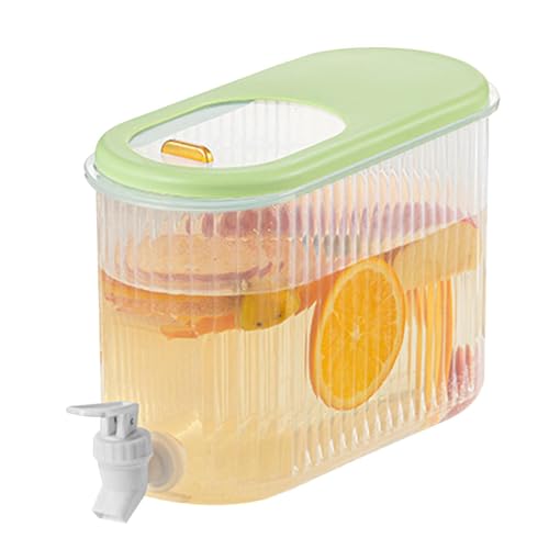 Getränkespender Mit Zapfhahn Aus Kunststoff, 4L Limonadenspender Kühlschrank Wasserspender Mit Wasserhahn, Getränkespender Wasserbehälter Für Partys Im Freien Und Den Täglichen Gebrauch, 26.5x11x17cm Getränkespender Mit Zapfhahn Aus Kunststoff, 4L Limonadenspender Kühlschrank Wasserspender Mit Wasserhahn, Getränkespender Wasserbehälter Für Partys Im Freien Und Den Täglichen Gebrauch, 26.5x11x17cm von Renywosi