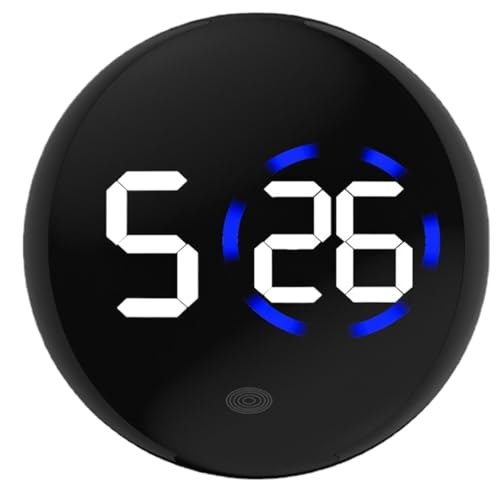 Klebeuhr - Multifunktionaler Digitaltimer - Wasserdichte Armaturenbrett-Klebeuhr Für Auto LKW Wohnmobil Camping von Renywosi