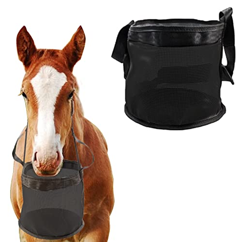 Renywosi Pferdefutterbeutel,Verstellbare Futtertasche für - Verstellbare langsame Futtersäcke aus Polyester-Netzgewebe, langsame Futtertasche für Renywosi Pferdefutterbeutel,Verstellbare Futtertasche für - Verstellbare langsame Futtersäcke aus Polyester-Netzgewebe, langsame Futtertasche für von Renywosi