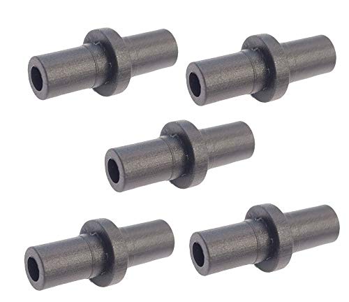 Milchschlauch Anschluss Verbinder Raccord Nippel kompatibel mit Philips Saeco Minuto Moltio Incanto GranBaristo PicoBaristo Intelia (Schwarz, 5) von Renz