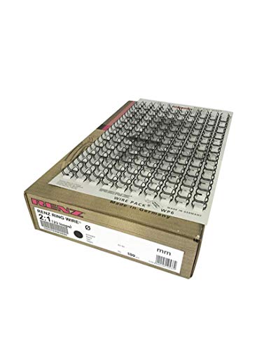 RENZ 320950123 Drahtbinderücken One Pitch 2:1 Teilig VE100, schwarz RENZ 320950123 Drahtbinderücken One Pitch 2:1 Teilig VE100, schwarz von Renz