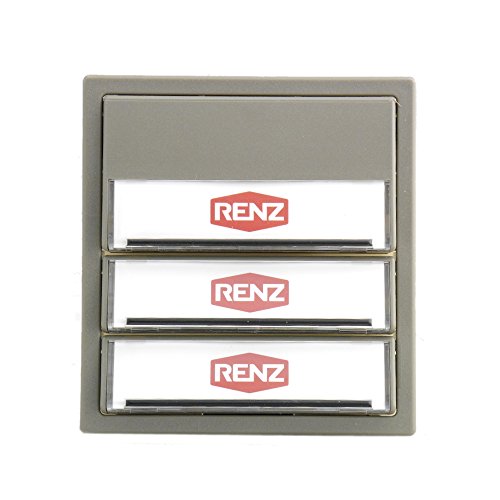 RENZ Tastenmodul mit 3 Klingeltaster 97-9-85098 grau von Renz
