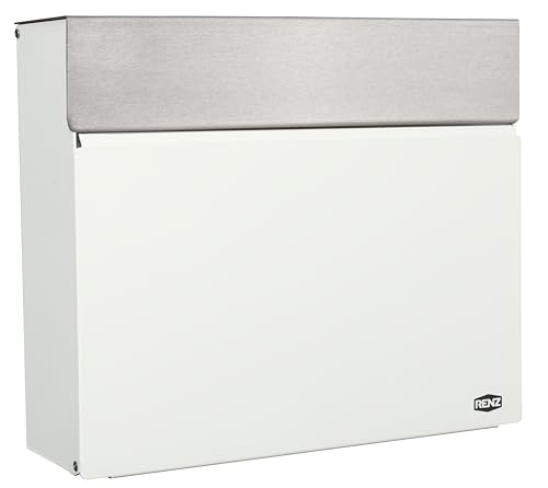Renz Horizon Briefkasten, Design Briefkasten in Anthrazitgrau (RAL 7016), Wandbriefkasten grau - Modern & Wetterfest 670001 von MEFA
