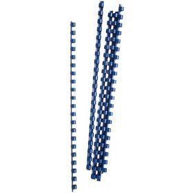Renz Ring Wire Drahtkamm-Bindeelemente in 3:1 Teilung, 34 Schlaufen, Durchmesser 8.0 mm, 5/16 Zoll, blau von Renz