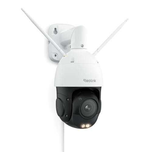 Reolink 4K 8MP Wi-Fi 6 Überwachungskamera Aussen, 2,4/5GHz WLAN Kamera Outdoor mit 5X Optischem Zoom, Auto-Tracking, 360° Ansicht, 60m Vollfarb-Nachtsicht, 2-Wege-Audio und AI-Erkennung, RLC-823S1W Reolink 4K 8MP Wi-Fi 6 Überwachungskamera Aussen, 2,4/5GHz WLAN Kamera Outdoor mit 5X Optischem Zoom, Auto-Tracking, 360° Ansicht, 60m Vollfarb-Nachtsicht, 2-Wege-Audio und AI-Erkennung, RLC-823S1W von Reolink