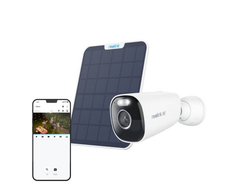 Reolink Überwachungskamera 4K Akkukamera mit 5/2,4GHz WLAN (Außenbereich, Innenbereich, 5/2,4GHz Wifi,8MP, Farbnachtsicht, Smarte Erkennung) von Reolink