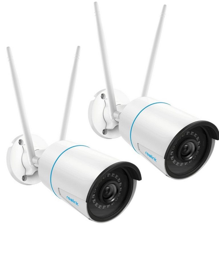 Reolink 510WA 5MP HD 2,4/5GHz WLAN IP Überwachungskamera (2-tlg., mit Audio für Aussen, 30m IR Nachtsicht, 256GB SD Kartenslot und Smarte Bewegungserkennung, Fernzugriff) von Reolink