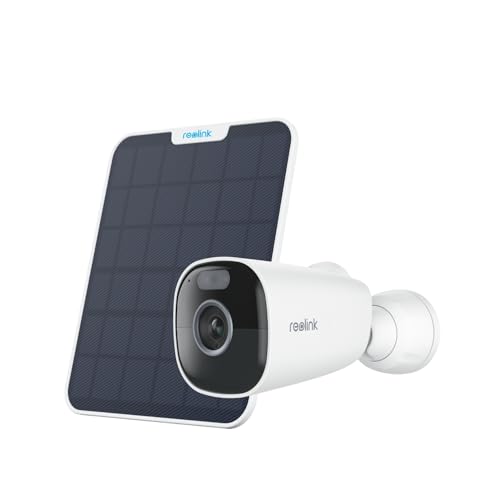 Reolink 5MP Solar Überwachungskamera Aussen Akku mit Spotlights, 2,4/5GHz WiFi, Kabellose WLAN Kamera Outdoor mit Personen/Auto/Tiererkennung, 2-Wege-Audio, IP66, Standalone, Argus Eco Pro+Solarpanel Reolink 5MP Solar Überwachungskamera Aussen Akku mit Spotlights, 2,4/5GHz WiFi, Kabellose WLAN Kamera Outdoor mit Personen/Auto/Tiererkennung, 2-Wege-Audio, IP66, Standalone, Argus Eco Pro+Solarpanel von Reolink