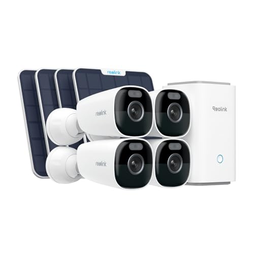 Reolink 5MP Überwachungskamera Aussen Set WLAN Solar-/Akkubetrieb, Farbnachtsicht, Keine monatliche gebühr, lokale Speicherung, Home Hub mit 4× Argus Eco Pro + Solarpanel Reolink 5MP Überwachungskamera Aussen Set WLAN Solar-/Akkubetrieb, Farbnachtsicht, Keine monatliche gebühr, lokale Speicherung, Home Hub mit 4× Argus Eco Pro + Solarpanel von Reolink