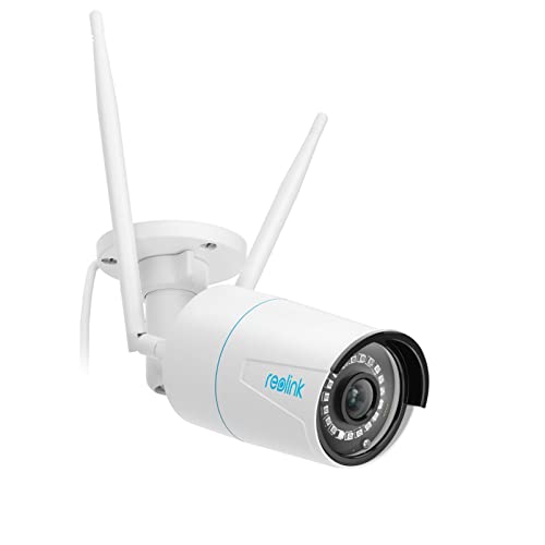 Reolink 5MP WLAN Überwachungskamera Outdoor, 2,4GHz/5GHz CCTV IP Kamera Aussen mit Personen-/Fahrzeugerkennung, IP66 Wetterfest, Nachtsicht, Bewegungsmelder, SD-Kartenslot, Zeitraffer, RLC-510WA von Reolink