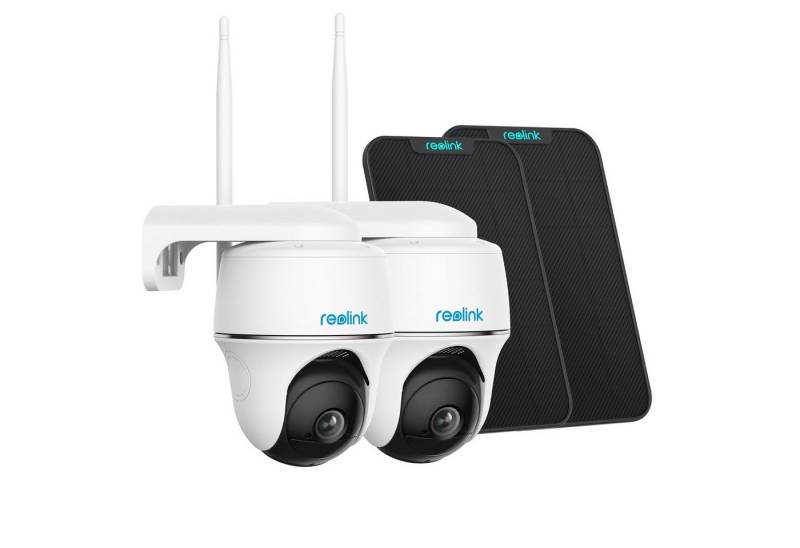 Reolink Überwachungskamera Argus PT Pro+Solarpanel 4MP Akku WLAN IP (2,4/5GHz WiFi,Personen-/Fahrzeugerkennung, PIR-Sensor, 2-Wege-Audio) von Reolink