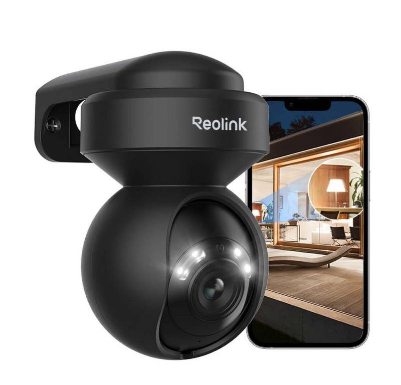 Reolink Überwachungskamera WLAN E1 Serie PT Cam 5MP ProHD AF (Außenbereich, Zoom,Auto-Tracking,2K+,Personen- & Autoerkennung,Farbige Nachtsicht) von Reolink