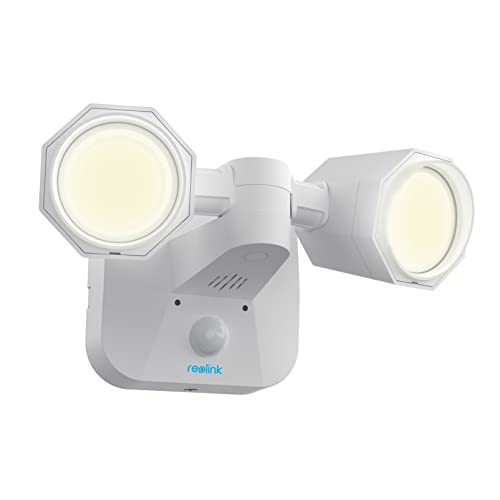 Reolink Floodlights zur Überwachung Aussen mit App-Steuerung, Integrierter Bewegungssensor und IP65 Wasserdicht für Hof-/Garagensicherheit, Verbindet mit TrackMix WiFi/Duo 2 WiFi, Floodlight WiFi von Reolink