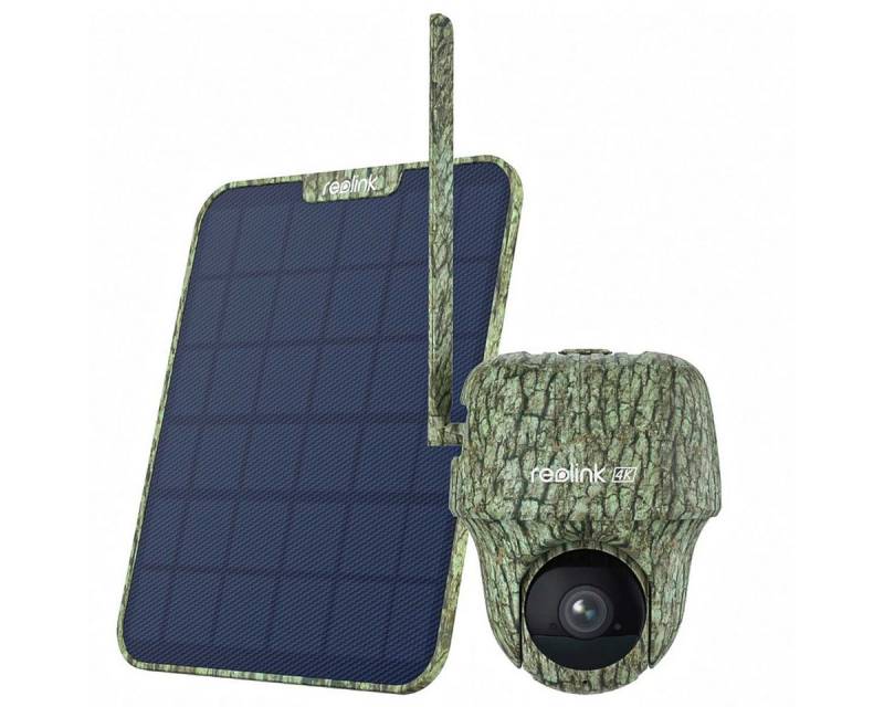 Reolink Überwachungskamera Go Series G450 mit Solarpanel 2 - 4G LTE Mobilfunk 8 MP Wildkamera (2-tlg., mit 360º Rundumsicht, Schwenk- und Neigefunktion, Erkennung von Tieren, 4G / 3G LTE-Mobilfunknetz) von Reolink