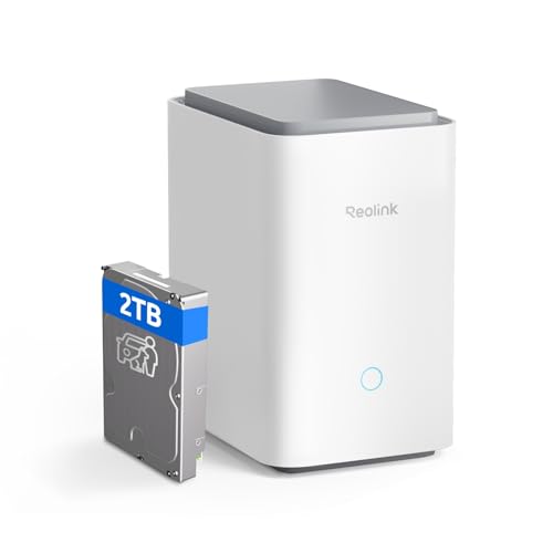Reolink Home Hub Pro mit 2TB HDD für Überwachungskamera, 8K 16MP Live-Ansicht & Wiedergabe, 2,4/5GHz Wi-Fi 6, Kabelloser Erweiterbarer Lokaler Speicher mit Verschlüsselung, Keine monatliche Gebühr von Reolink