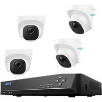Reolink NVS8-5KD4-A rl5kd4 LAN IP-Überwachungskamera-Set 8-Kanal mit 4 Kameras 4096 x 2512 Pixel von Reolink