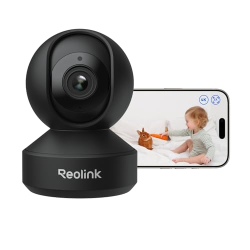 Reolink 4K PTZ WLAN Überwachungskamera Innen, 2,4/5 GHz Wi-Fi 6, Babyphone mit Kamera, 3X Optischer Zoom, Auto-Tracking, Indoor Kamera für Kids, Hundekamera, Intelligente Erkennung, E1 Zoom, Schwarz Reolink 4K PTZ WLAN Überwachungskamera Innen, 2,4/5 GHz Wi-Fi 6, Babyphone mit Kamera, 3X Optischer Zoom, Auto-Tracking, Indoor Kamera für Kids, Hundekamera, Intelligente Erkennung, E1 Zoom, Schwarz von Reolink