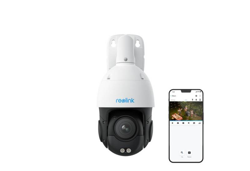 Reolink Überwachungskamera 4K PoE-Kamera 16X optischer Zoom (Außenbereich, 1-tlg., Personen-/Fahrzeug-/Tiererkennung, 2-Wege-Audio) von Reolink