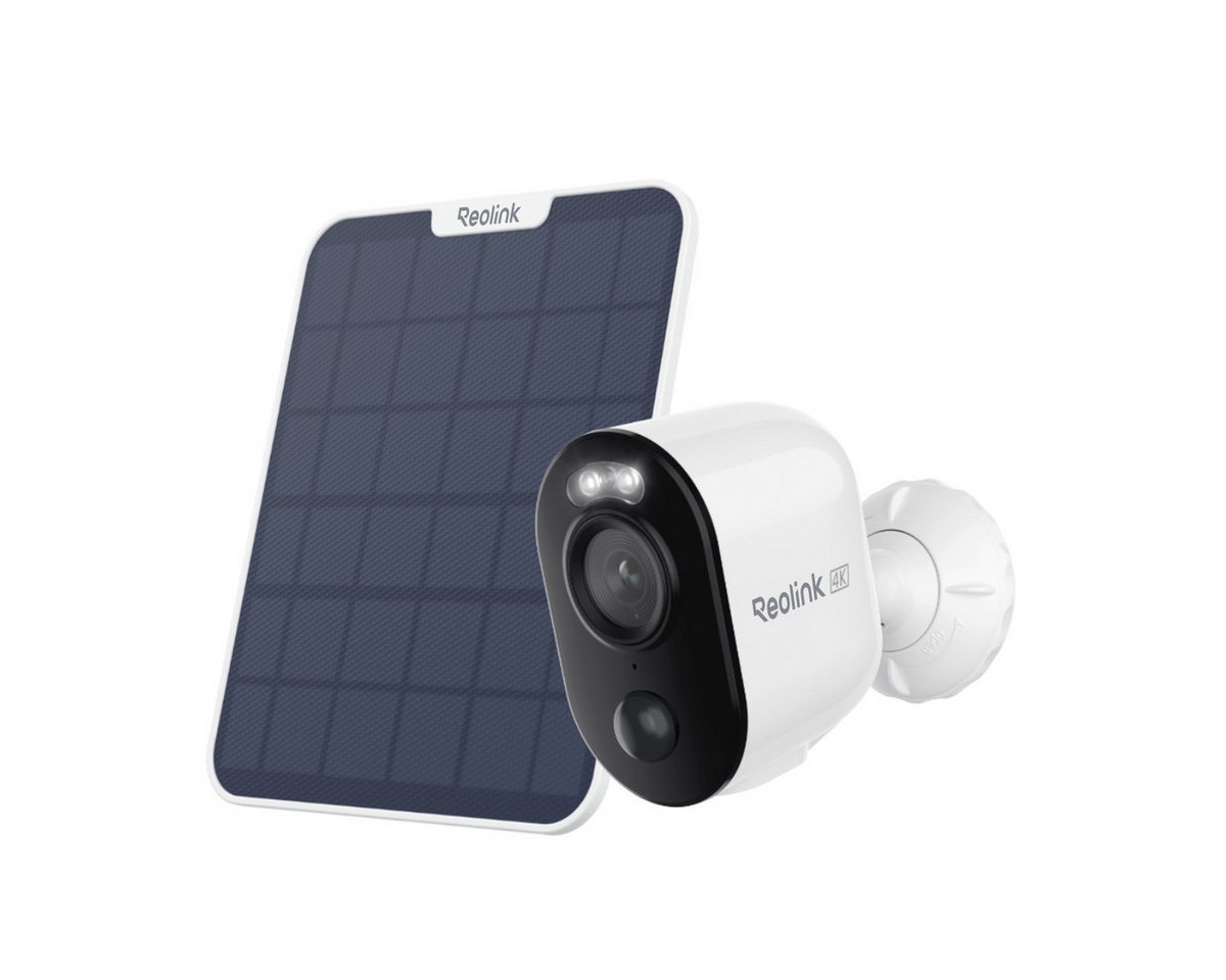 Reolink Überwachungskamera 4K WLAN Argus 3 Ultra mit Solarpanel (Außenbereich, Innenbereich, 8MP Farbnachtsicht,5/2,4 GHz Wifi,Intelligente Erkennung,2-Wege-Audio) von Reolink