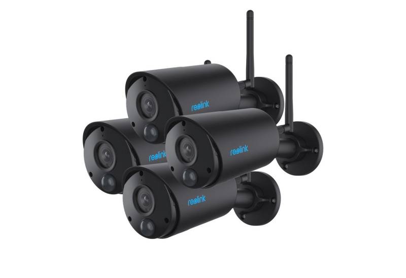 Reolink Überwachungskamera 4er Set Argus Series B320-B Battery-WiFi (Außenbereich) von Reolink