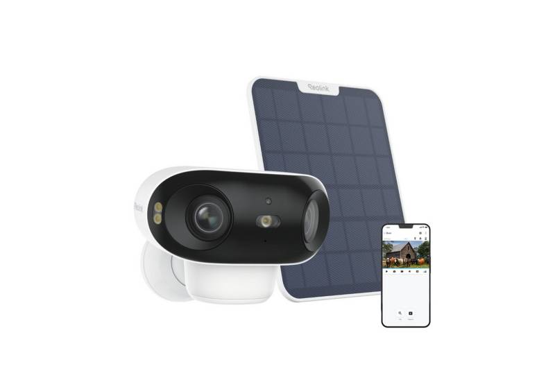 Reolink Überwachungskamera Akku 4K Wifi 6,180°-Blickwinkel (Außenbereich, Innenbereich, 8MP, 5/2,4 GHz WLAN,Spotlight,Personen-/Fahrzeugerkennung,2-Wege-Audio) von Reolink
