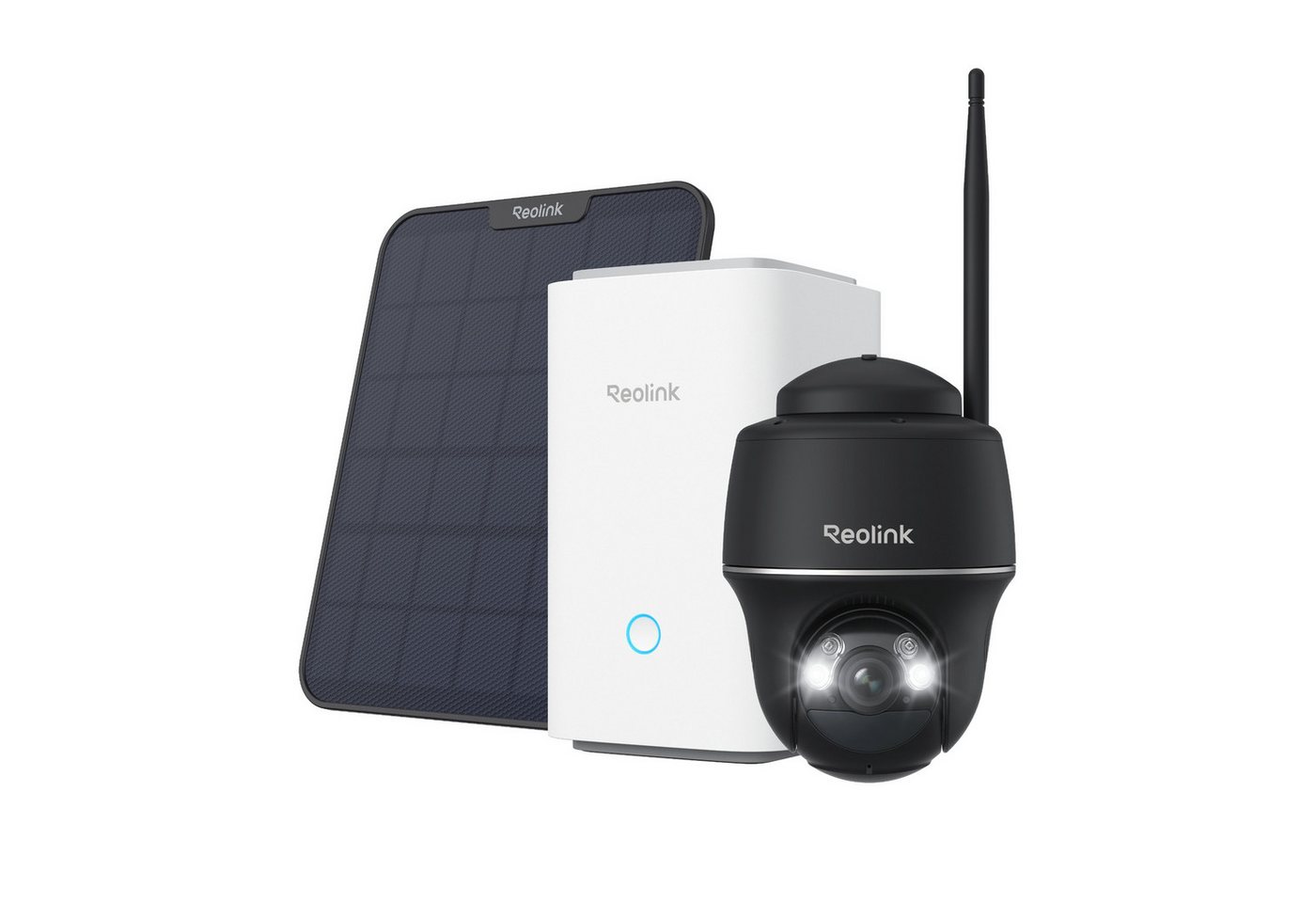 Reolink Überwachungskamera Hub 1 + Argus Series B430-B + Solarpanel (Außenbereich) von Reolink