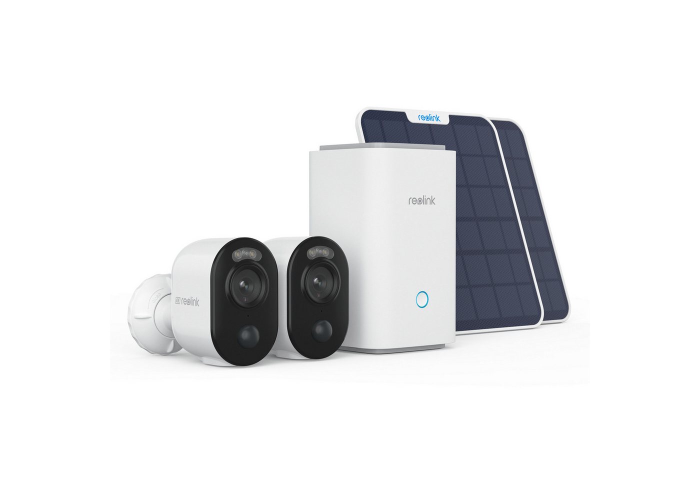Reolink Überwachungskamera Hub 1 mit 2x Argus B350 + 2x Solarpanel (Außenbereich) von Reolink