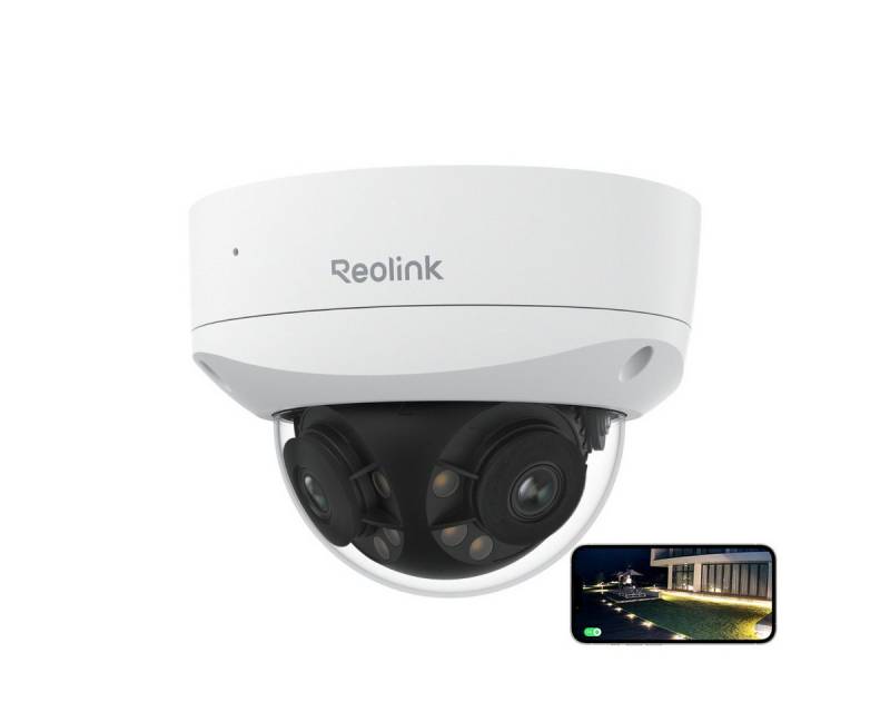 Reolink Überwachungskamera PoE 4K 8MP IK10 (Außenbereich, Duo Vandalismusschutz Serie, 180° Panorama, Spotlight-Nachtsicht, Vandalismusschutz, 2-Wege-Audio) von Reolink