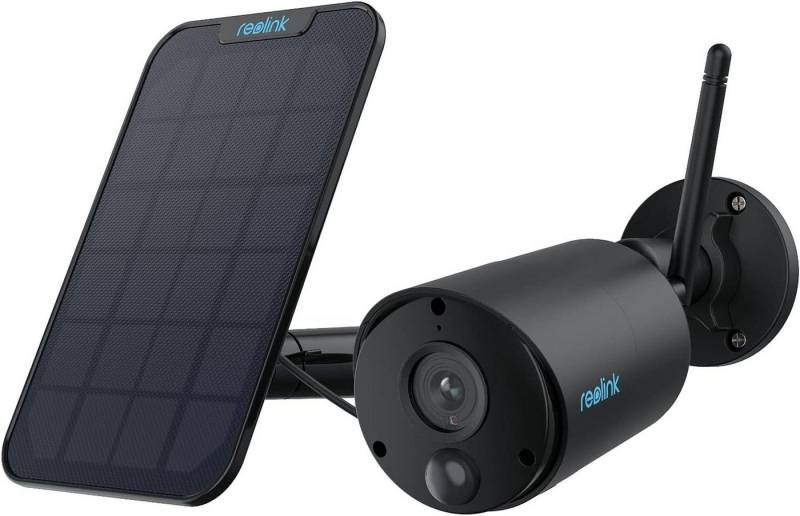 Reolink Überwachungskamera Reolink Argus Eco Kabellose Kamera für Außenbereich inkl. Solarpanel von Reolink