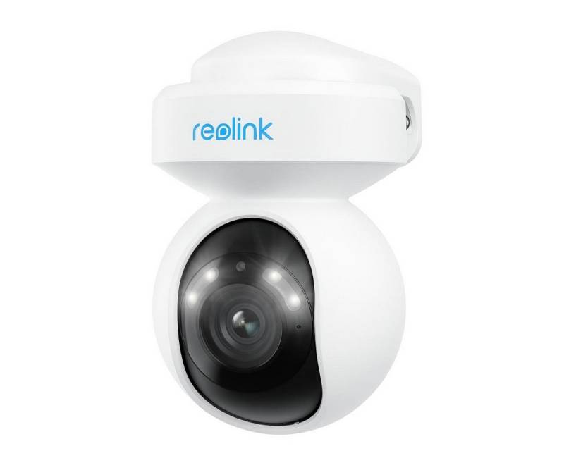Reolink Überwachungskamera Reolink E Series E560P 4K 8 MP PoE PTZ Überwachungskamera (mit Personen- und Fahrzeugerkennung, Automatische Verfolgung, Scheinwerfer und Sirene, 3x optischer Zoom) von Reolink