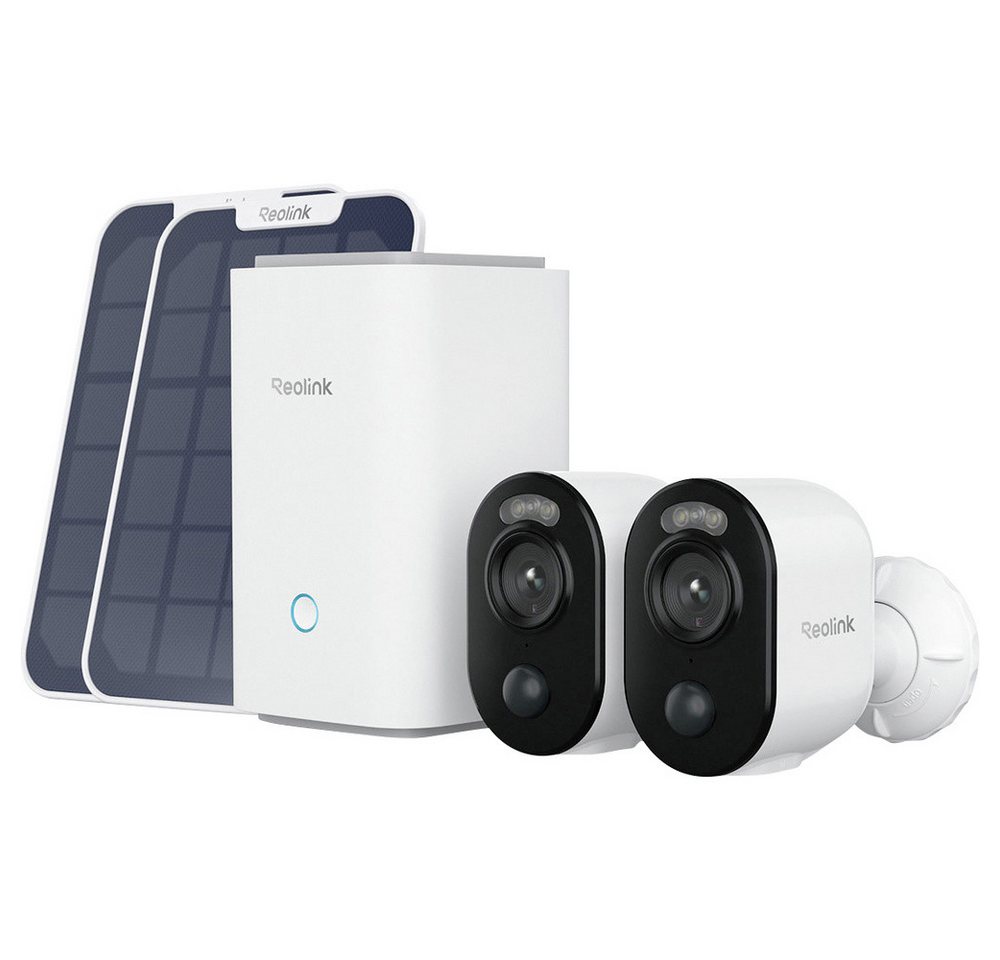 Reolink Überwachungskamera Reolink Hub 1 with 2x Argus Series B350 WS4KC01SP128-2 IP Überwachu (WS4KC01SP128-2 (Hub 1 with 2x Argus Series B350) von Reolink