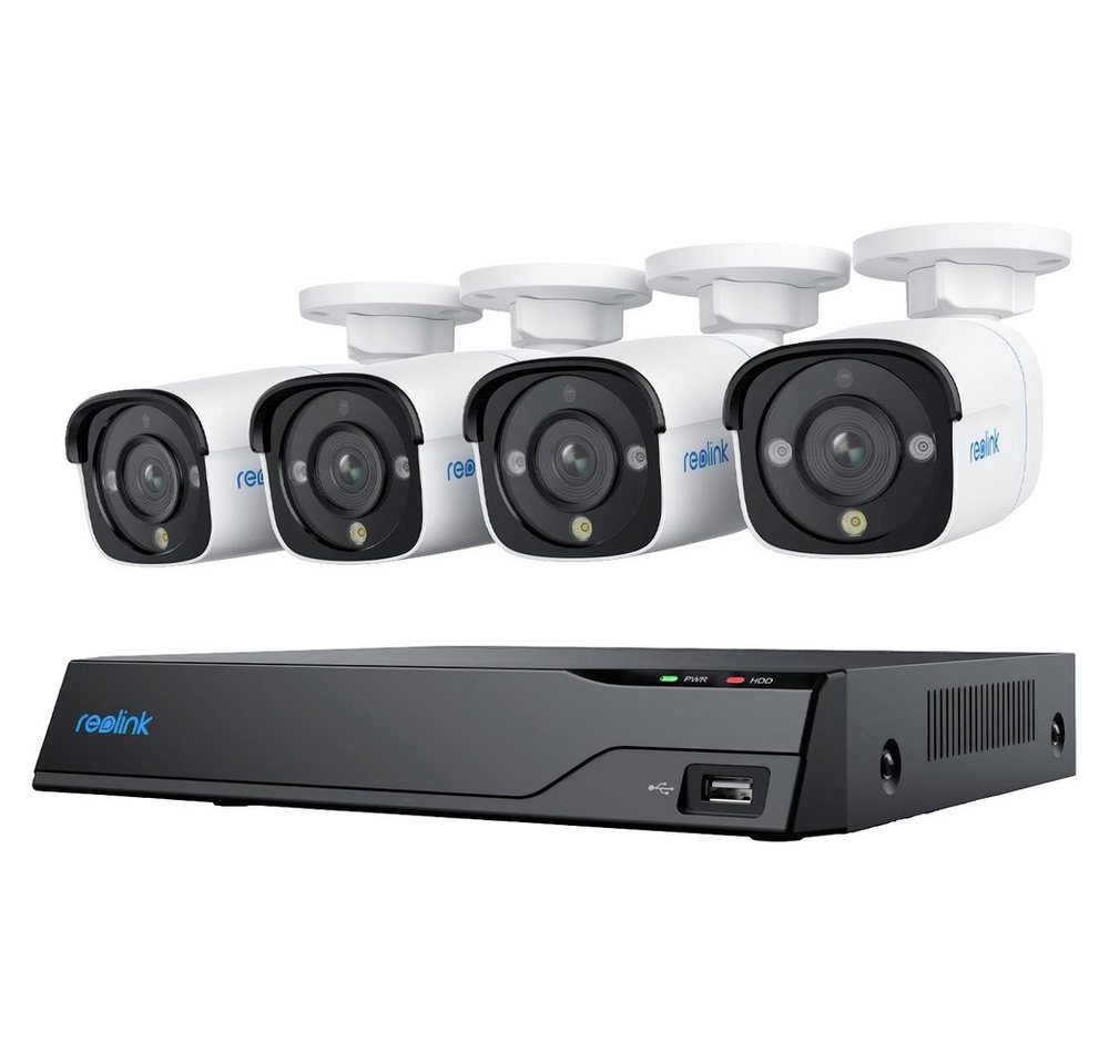 Reolink Überwachungskamera Reolink NVS8-8MB4 LAN IP-Überwachungskamera-Set 8-Kanal mit 4 Kameras Reolink Überwachungskamera Reolink NVS8-8MB4 LAN IP-Überwachungskamera-Set 8-Kanal mit 4 Kameras von Reolink