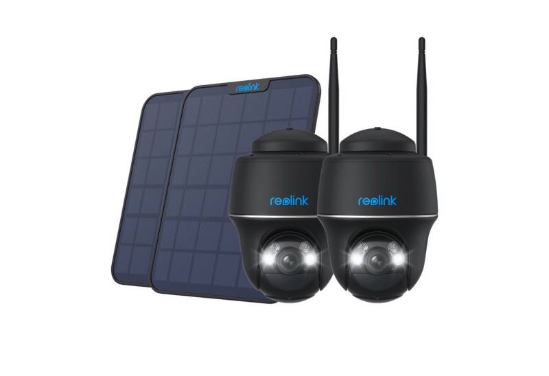 Reolink Überwachungskamera Set 2xArgus Series B430-B Battery-WiFi +2x Solar Panel 2-B (Außenbereich) von Reolink